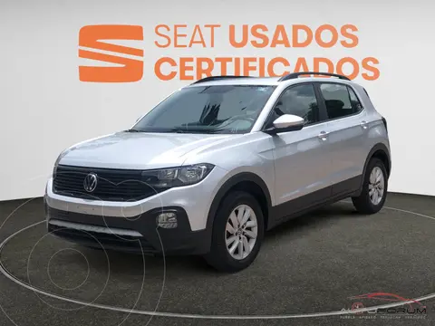 Volkswagen T-Cross Trendline usado (2023) color PLATA PIRITA METALICO financiado en mensualidades(enganche $77,258 mensualidades desde $10,050)