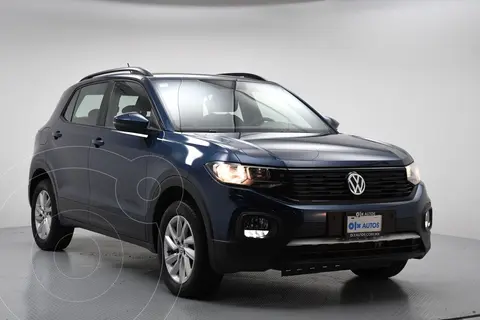 Volkswagen T-Cross Trendline Aut usado (2021) color Azul financiado en mensualidades(enganche $82,800 mensualidades desde $6,514)