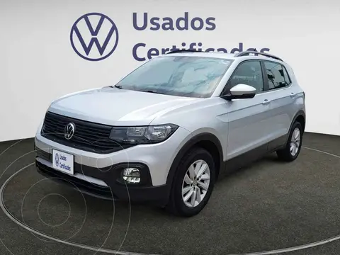 Volkswagen T-Cross Trendline usado (2023) color Plata financiado en mensualidades(enganche $79,270 mensualidades desde $6,064)