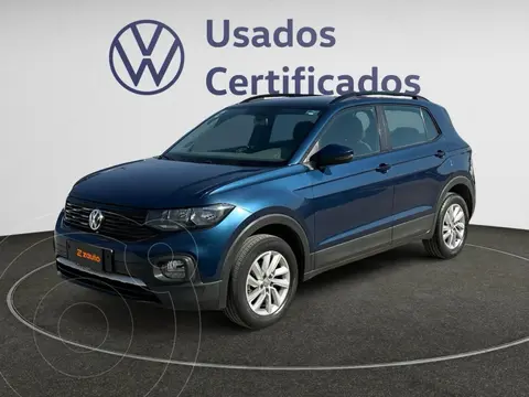 Volkswagen T-Cross Trendline Aut usado (2021) color Azul financiado en mensualidades(enganche $82,725 mensualidades desde $4,881)