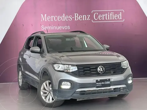 Volkswagen T-Cross Trendline usado (2024) color Gris financiado en mensualidades(enganche $129,371 mensualidades desde $5,558)