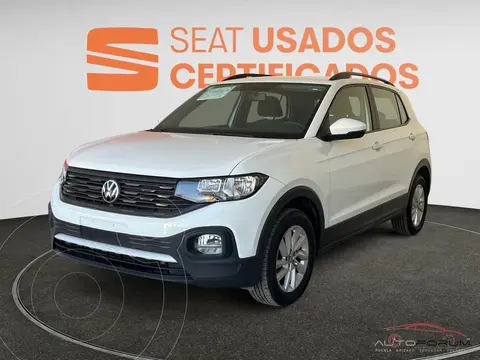 Volkswagen T-Cross Trendline usado (2023) color BLANCO PURO financiado en mensualidades(enganche $92,623 mensualidades desde $8,114)