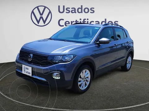 Volkswagen T-Cross Trendline usado (2022) color Gris financiado en mensualidades(enganche $73,820 mensualidades desde $5,647)
