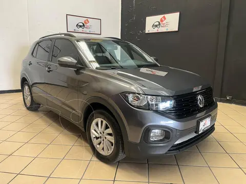 Volkswagen T-Cross Trendline usado (2020) color Gris financiado en mensualidades(enganche $103,005 mensualidades desde $9,197)