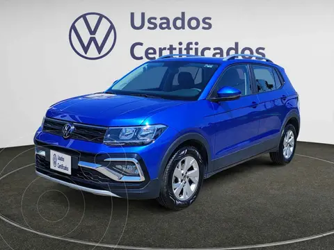 Volkswagen Taigun Trendline TSI usado (2024) color Azul financiado en mensualidades(enganche $94,258 mensualidades desde $7,211)