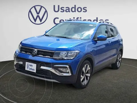 Volkswagen Taigun Comfortline TSI usado (2025) color Azul financiado en mensualidades(enganche $98,345 mensualidades desde $7,524)
