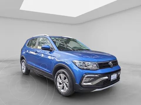 Volkswagen Taigun Trendline TSI usado (2024) color Azul financiado en mensualidades(enganche $92,623 mensualidades desde $8,445)