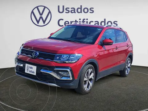Volkswagen Taigun Comfortline TSI usado (2024) color Rojo financiado en mensualidades(enganche $98,345 mensualidades desde $7,524)