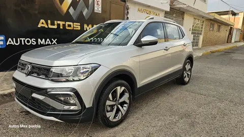 Volkswagen Taigun Comfortline TSI usado (2023) color Plata financiado en mensualidades(enganche $110,000 mensualidades desde $8,000)