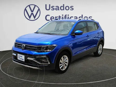 Volkswagen Taigun Trendline TSI usado (2024) color Azul precio $370,900
