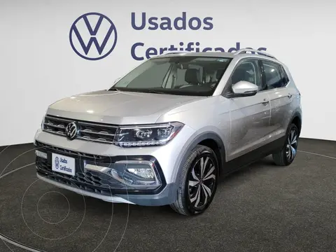 Volkswagen Taigun Highline usado (2023) color plateado financiado en mensualidades(enganche $120,145 mensualidades desde $8,649)