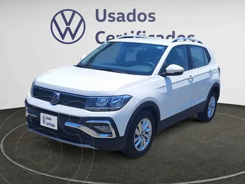 Volkswagen Taigun Trendline TSI usado (2024) color Blanco financiado en mensualidades(enganche $103,250 mensualidades desde $7,899)