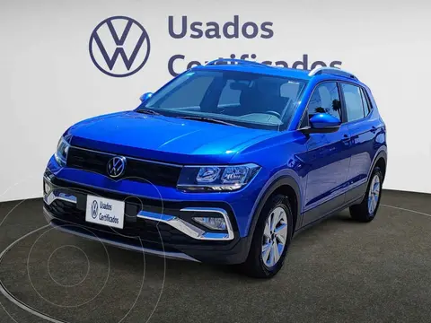 Volkswagen Taigun Trendline usado (2024) color Azul financiado en mensualidades(enganche $101,070 mensualidades desde $7,732)