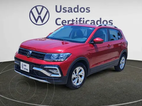 Volkswagen Taigun Trendline usado (2025) color Rojo financiado en mensualidades(enganche $101,070 mensualidades desde $7,732)