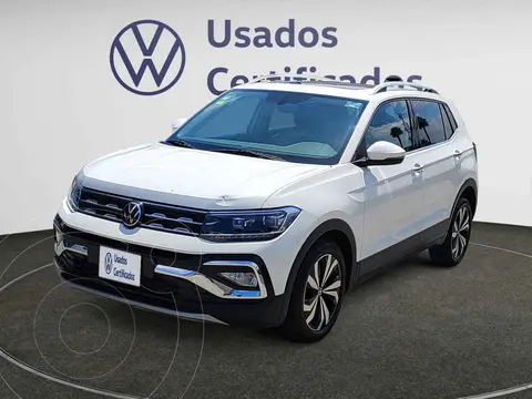 Volkswagen Taigun Highline usado (2023) color Blanco financiado en mensualidades(enganche $107,883 mensualidades desde $8,253)
