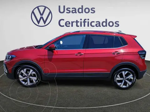 Volkswagen Taigun Comfortline TSI usado (2024) color Rojo financiado en mensualidades(enganche $123,143 mensualidades desde $9,421)