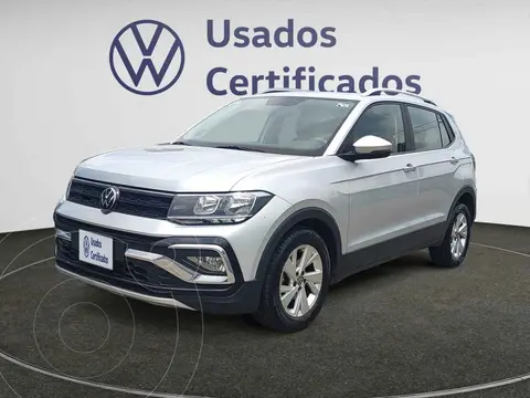Volkswagen Taigun Trendline TSI usado (2024) color Plata financiado en mensualidades(enganche $94,258 mensualidades desde $7,211)