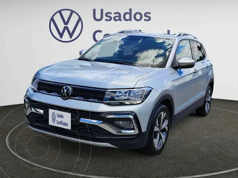Volkswagen Taigun Comfortline TSI usado (2024) color Plata financiado en mensualidades(enganche $109,000 mensualidades desde $8,339)