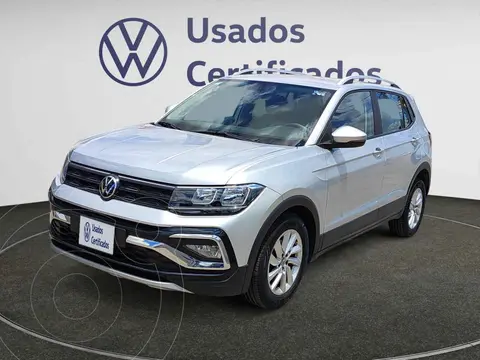 Volkswagen Taigun Trendline TSI usado (2024) color Plata financiado en mensualidades(enganche $94,258 mensualidades desde $7,211)