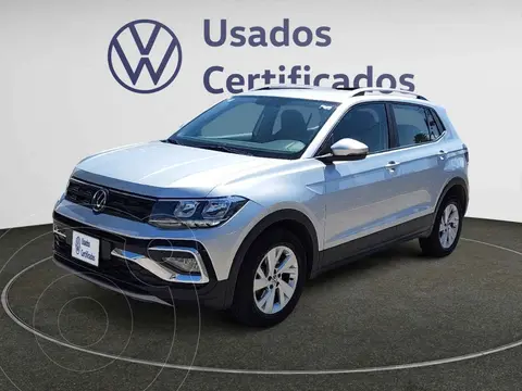 Volkswagen Taigun Trendline usado (2025) color Plata financiado en mensualidades(enganche $94,803 mensualidades desde $7,253)