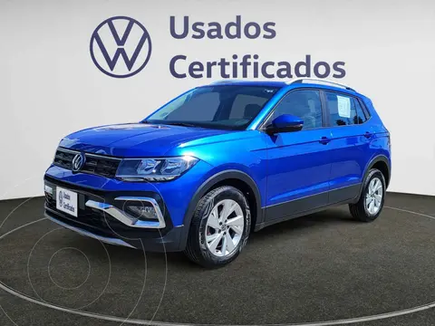 Volkswagen Taigun Trendline TSI usado (2024) color Azul financiado en mensualidades(enganche $94,258 mensualidades desde $7,211)