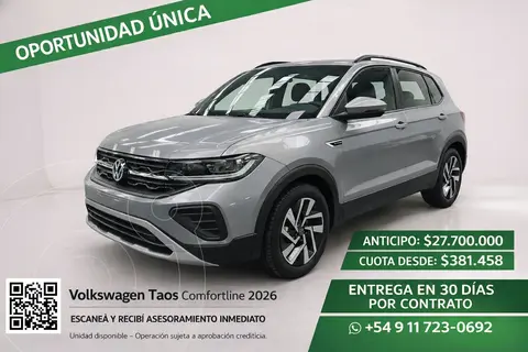 Volkswagen Taos Comfortline Aut nuevo color A eleccion precio $57.383.100