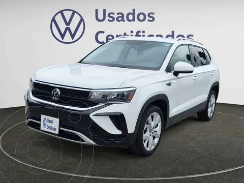 Volkswagen Taos Comfortline Plus usado (2024) color Blanco financiado en mensualidades(enganche $117,420 mensualidades desde $8,983)