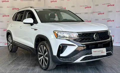 Volkswagen Taos Comfortline usado (2023) color Blanco financiado en mensualidades(enganche $152,700 mensualidades desde $7,067)