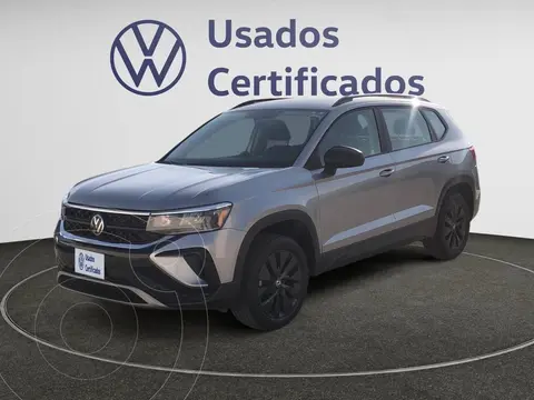 Volkswagen Taos Trendline usado (2023) color Plata financiado en mensualidades(enganche $114,725 mensualidades desde $6,769)