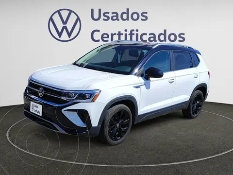 Volkswagen Taos Highline usado (2023) color Blanco financiado en mensualidades(enganche $133,770 mensualidades desde $10,234)