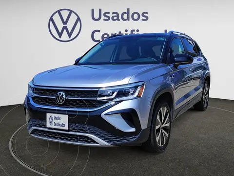 Volkswagen Taos Highline usado (2024) color Plata financiado en mensualidades(enganche $140,338 mensualidades desde $10,736)