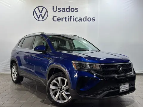 Volkswagen Taos Comfortline Plus usado (2024) color Azul financiado en mensualidades(enganche $130,555 mensualidades desde $11,903)