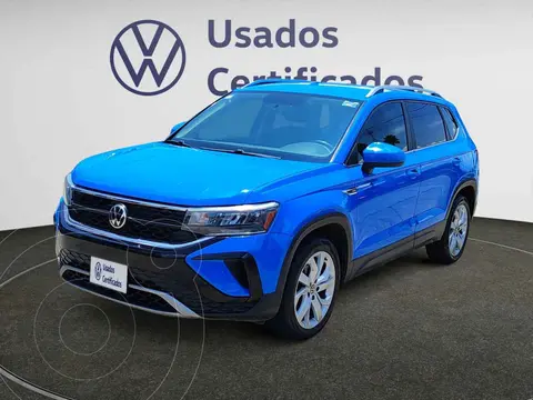 Volkswagen Taos Comfortline usado (2021) color Azul financiado en mensualidades(enganche $96,165 mensualidades desde $7,357)