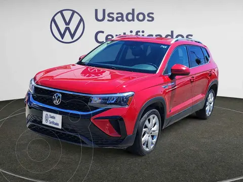 Volkswagen Taos Comfortline Plus usado (2024) color Rojo financiado en mensualidades(enganche $122,870 mensualidades desde $9,400)