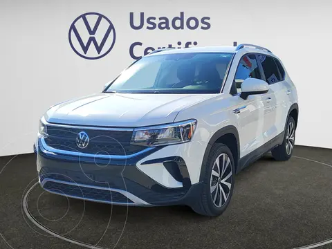 Volkswagen Taos Comfortline usado (2023) color Blanco financiado en mensualidades(enganche $126,958 mensualidades desde $9,712)