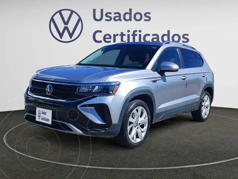 Volkswagen Taos Comfortline Plus usado (2024) color Plata financiado en mensualidades(enganche $125,595 mensualidades desde $9,608)
