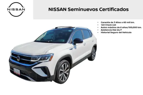 Volkswagen Taos Highline usado (2024) color Blanco precio $460,000