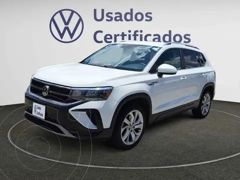 Volkswagen Taos Comfortline usado (2021) color Blanco financiado en mensualidades(enganche $90,170 mensualidades desde $6,898)