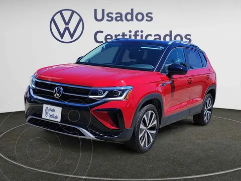 Volkswagen Taos Highline usado (2024) color Rojo financiado en mensualidades(enganche $133,770 mensualidades desde $10,234)