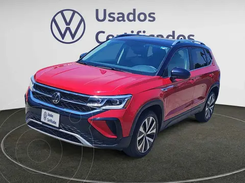Volkswagen Taos Highline usado (2024) color Rojo financiado en mensualidades(enganche $137,858 mensualidades desde $10,546)