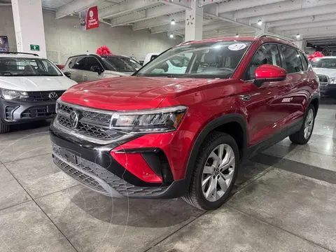 Volkswagen Taos Comfortline Plus usado (2024) color Rojo financiado en mensualidades(enganche $122,598 mensualidades desde $9,379)