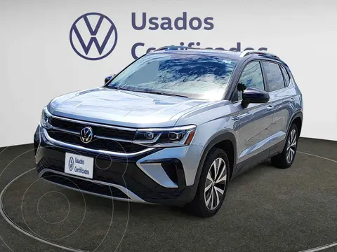 Volkswagen Taos Highline usado (2024) color Plata financiado en mensualidades(enganche $135,133 mensualidades desde $10,338)