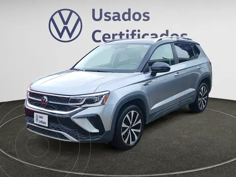 Volkswagen Taos Highline usado (2024) color Plata financiado en mensualidades(enganche $143,308 mensualidades desde $10,963)