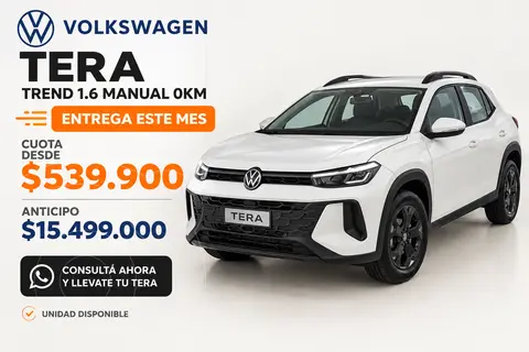 Volkswagen Tera Trend nuevo color A eleccion financiado en cuotas(anticipo $15.499.000 cuotas desde $539.900)