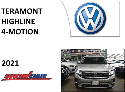Volkswagen Teramont Highline usado (2021) color Plata Reflex precio $685,000