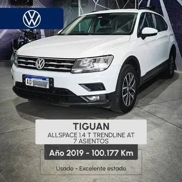 Volkswagen Tiguan TIGUAN ALLSPACE 1.4T TRENDLINE AUT usado (2019) color Blanco precio $32.500.000