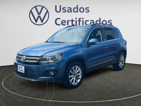 Volkswagen Tiguan Wolfsburg Edition usado (2017) color Azul financiado en mensualidades(enganche $73,548 mensualidades desde $5,626)