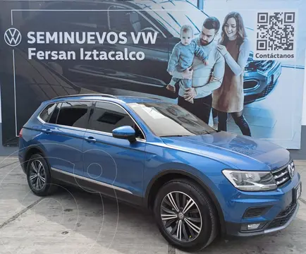 Volkswagen Tiguan Comfortline 3era Fila usado (2019) color Azul precio $409,999