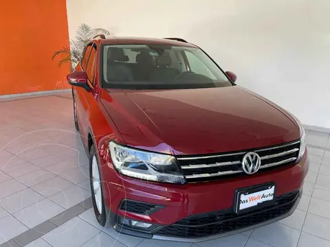 Volkswagen Tiguan Comfortline 5 Asientos Piel usado (2021) color Rojo financiado en mensualidades(enganche $179,739 mensualidades desde $12,233)