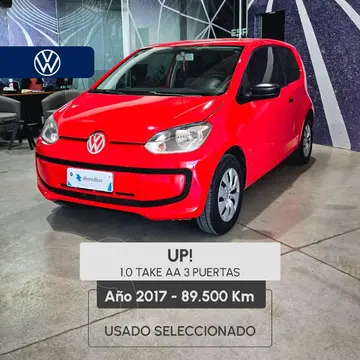 Volkswagen up! UP! 3 PTAS TAKE AA usado (2017) color Rojo precio $12.000.000